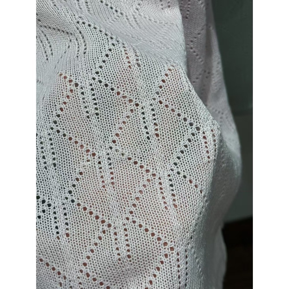 正韓 透涼針織百搭POLO衫 薄荷 現貨-細節圖11