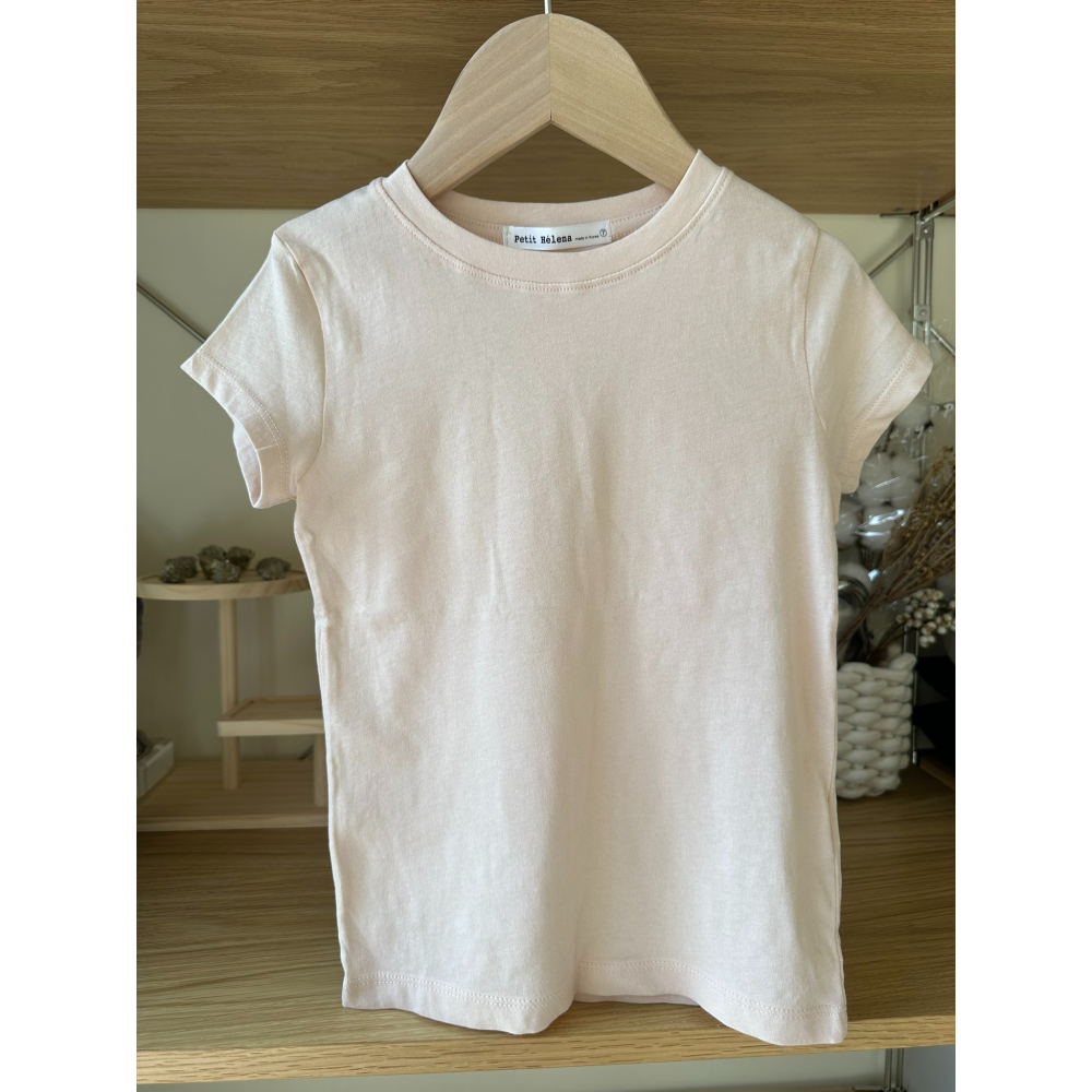 正韓童裝 材質很好的純棉素色上衣 現貨-細節圖2