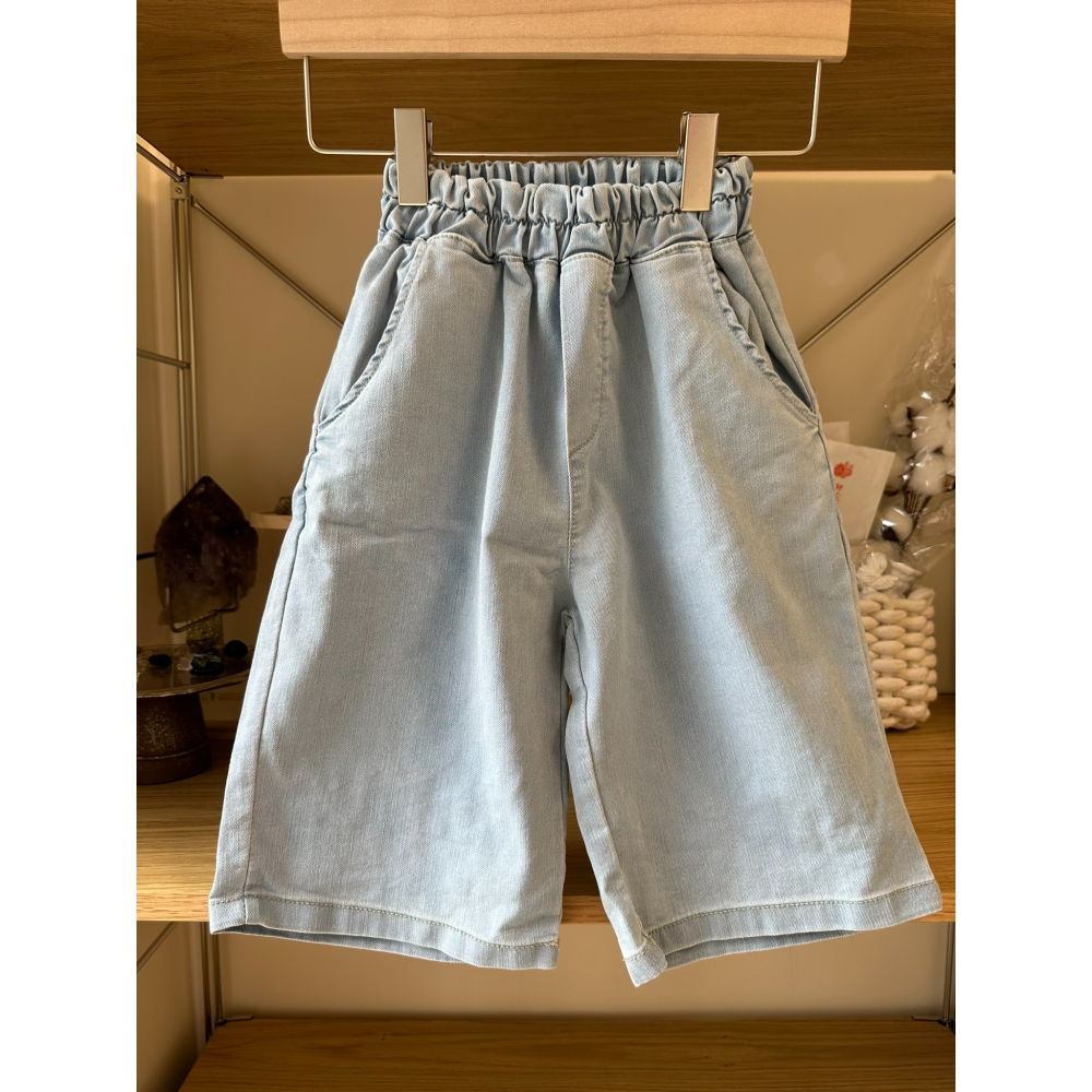 正韓童裝 寬鬆牛仔褲 淺7/深7 現貨-細節圖2