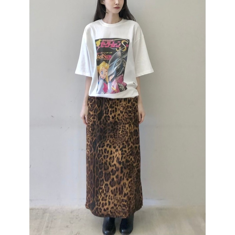 正韓 美少女戰士賽車短袖T恤 白色 現貨-細節圖3