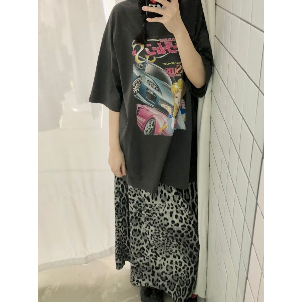 正韓 美少女戰士賽車短袖T恤 白色 現貨-細節圖6