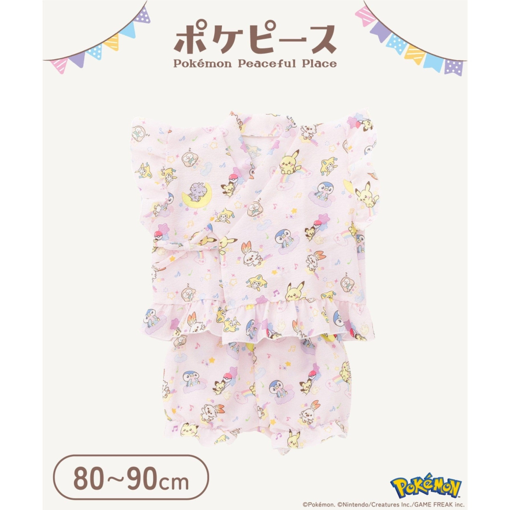 日本代購 3COINS 寶可夢聯名 嬰幼兒甚平 現貨-細節圖3