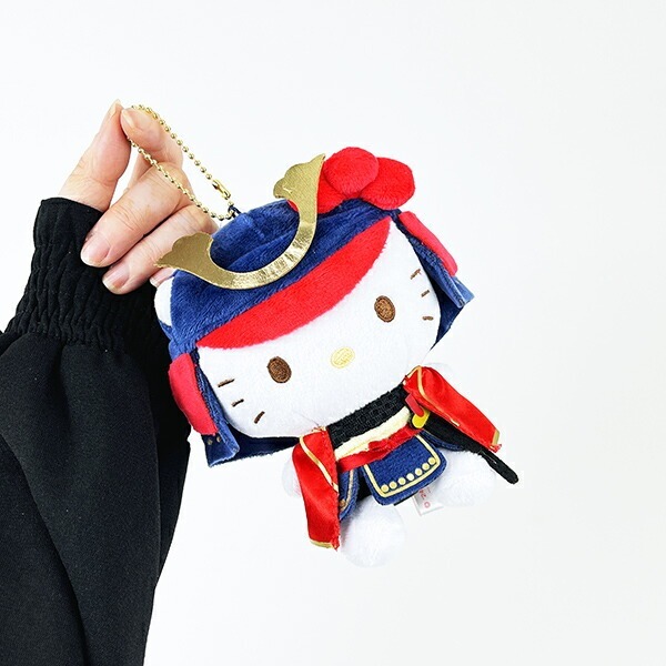日本 限定販售 Hello Kitty 將軍造型吊飾娃 現貨-細節圖3