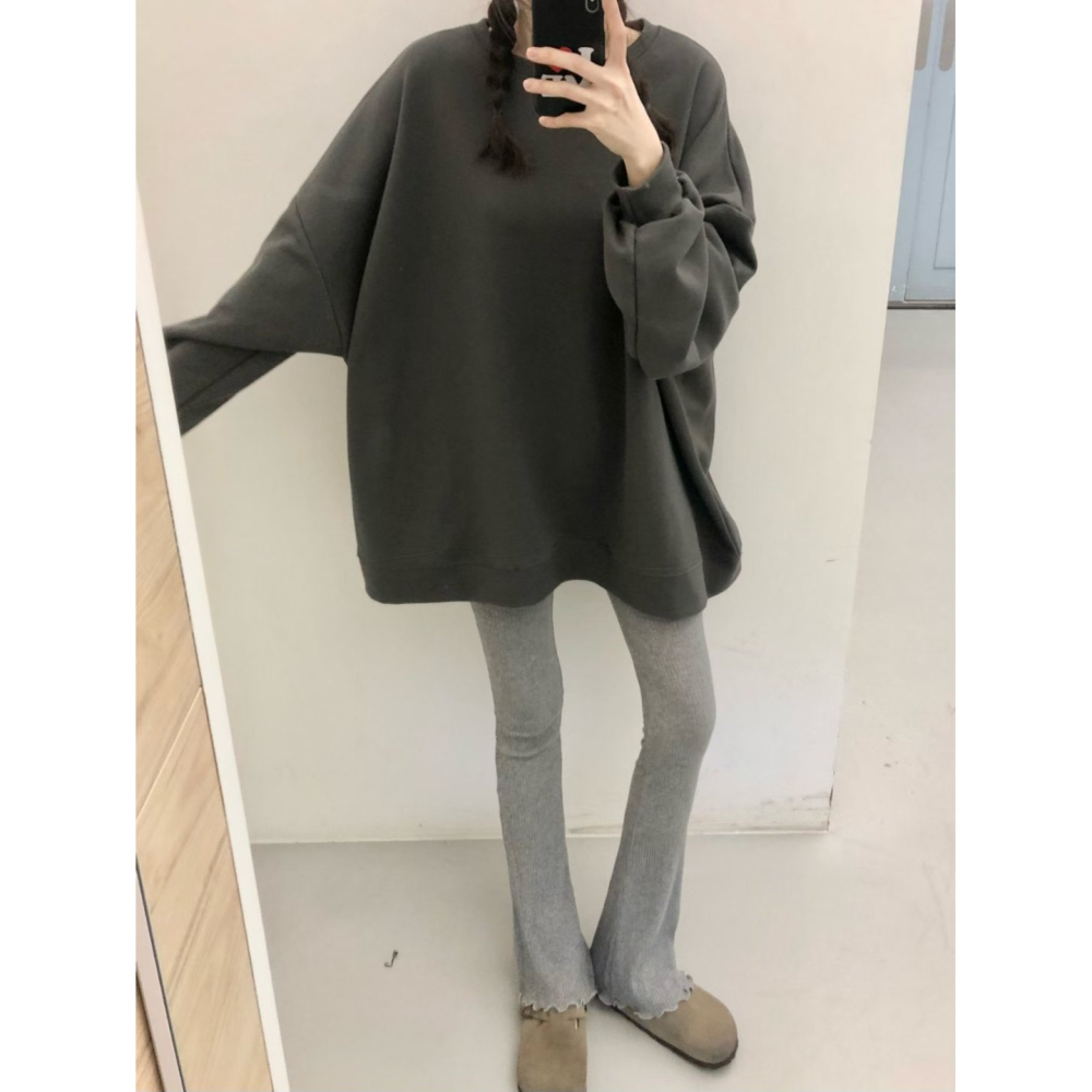 正韓 羊毛修身顯瘦微喇叭內搭褲 三色 預購-細節圖5