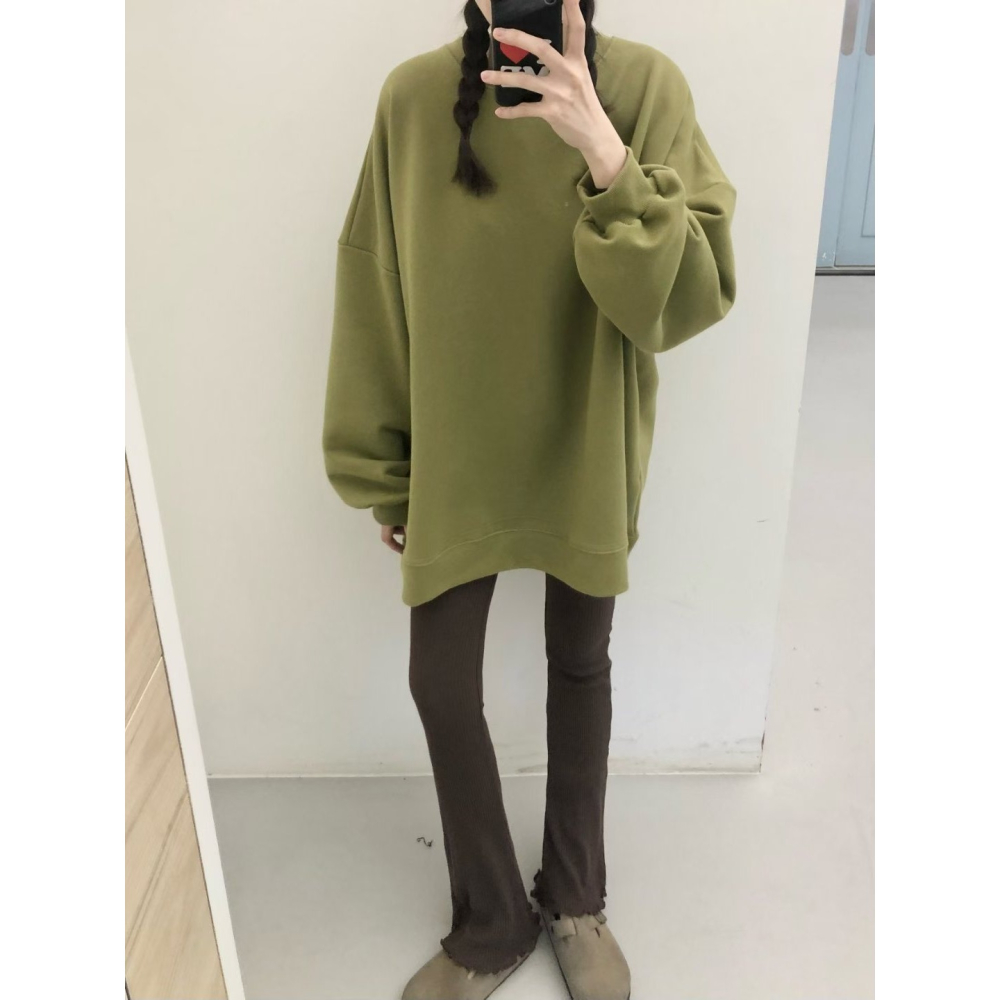 正韓 羊毛修身顯瘦微喇叭內搭褲 三色 預購-細節圖8