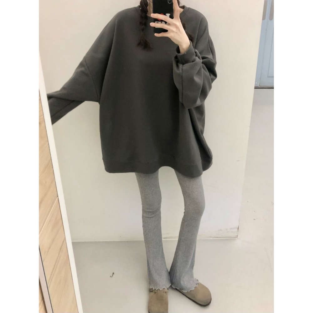 正韓 羊毛修身顯瘦微喇叭內搭褲 三色 預購-規格圖9