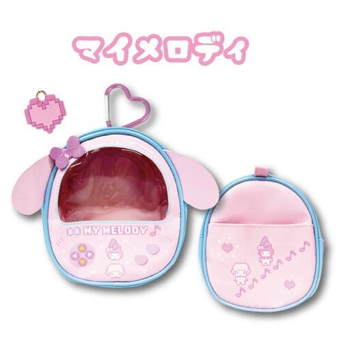 日本 三麗鷗Sanrio 電動造型透明窗掛包 Kitty/美樂蒂/大耳狗 現貨-規格圖5