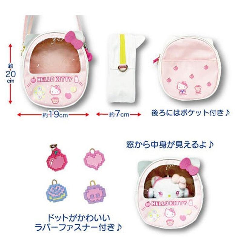 日本 三麗鷗Sanrio 電動造型透明窗斜背包 美樂蒂 現貨-細節圖5