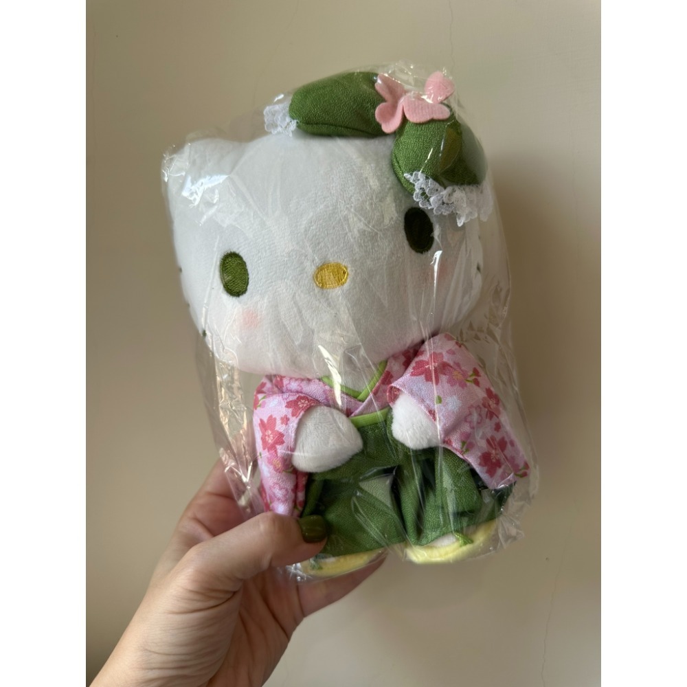 日本 三麗鷗Sanrio 和服Kitty大玩偶 抹茶綠/櫻花藍 現貨-規格圖3