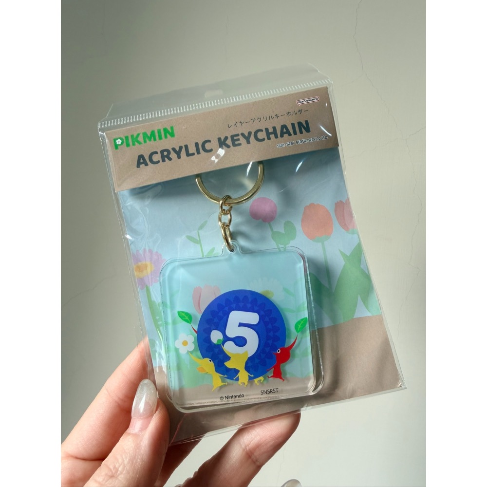 日本 皮克敏Pikmin 壓克力鑰匙圈 深藍/淺藍/黃米 現貨-細節圖2