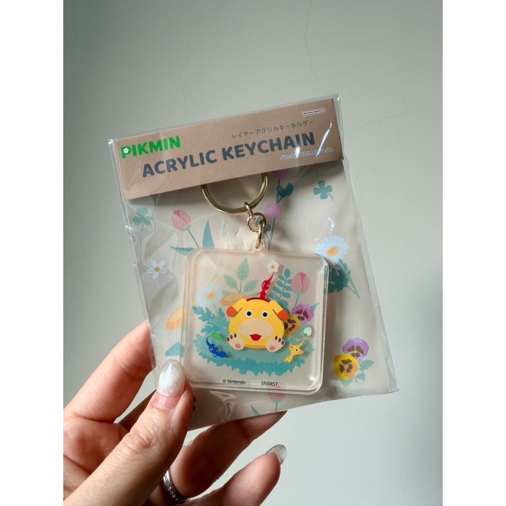 日本 皮克敏Pikmin 壓克力鑰匙圈 深藍/淺藍/黃米 現貨-細節圖4