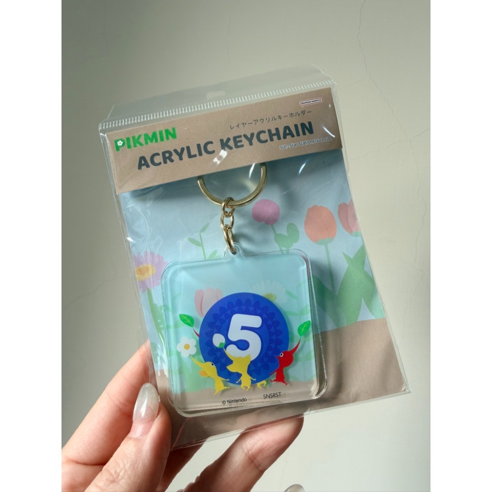 日本 皮克敏Pikmin 壓克力鑰匙圈 深藍/淺藍/黃米 現貨-規格圖4