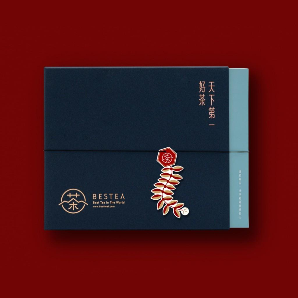 【天下第一好茶】福悠然茶葉禮盒(300g) 典雅深藍 / 鎏金細節-細節圖2