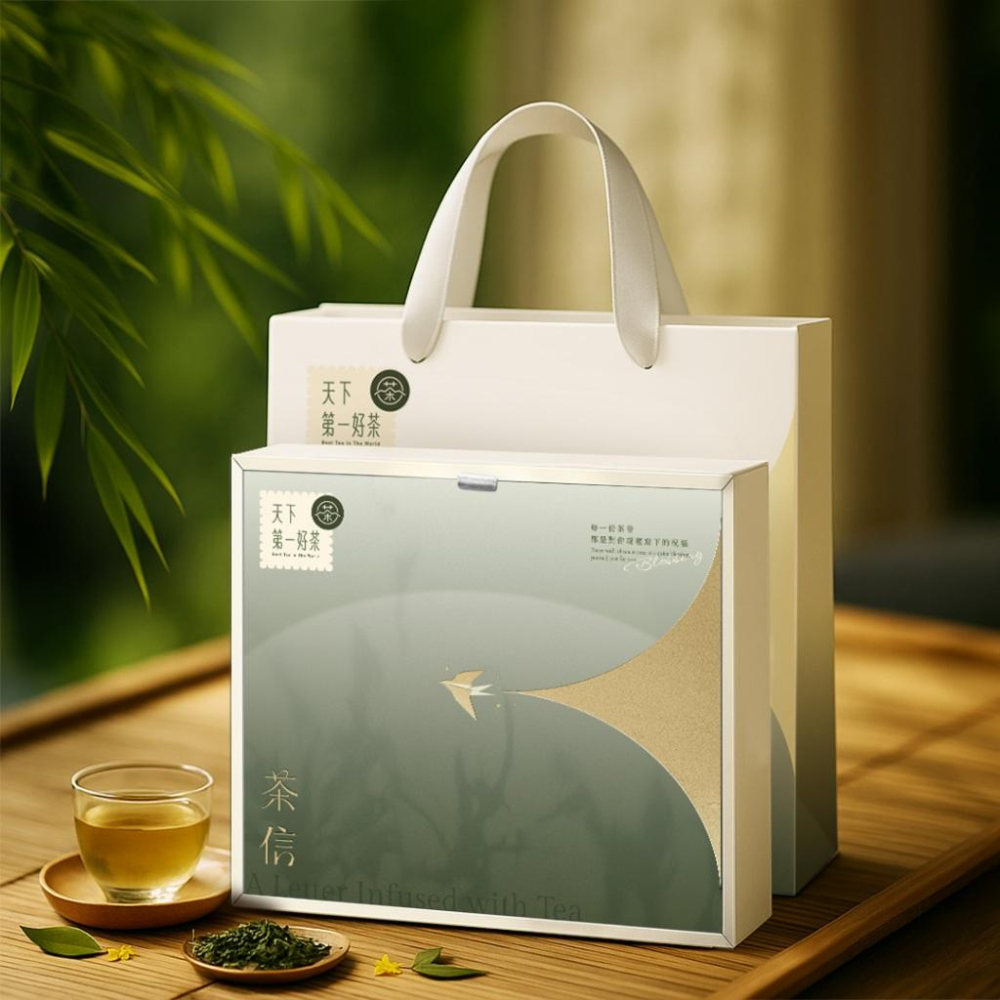 【天下第一好茶】拾光茶信禮盒｜150g罐裝×1＋茶包8入｜寄情祝福 × 溫潤心意-細節圖2