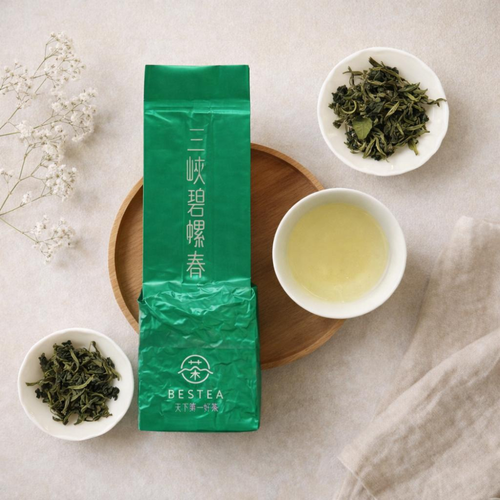 【天下第一好茶】三峽碧螺春綠茶150g｜清鮮豆香・白毫細嫩｜鮮爽回甘・清雅甘潤-細節圖2