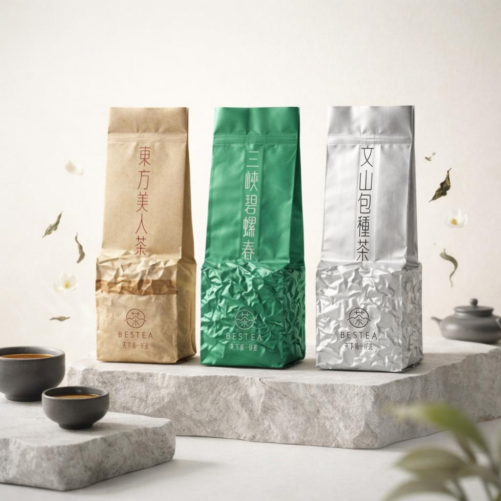 【天下第一好茶】新品體驗組225g｜三大經典風味｜碧螺春・包種・東方美人 一次品味-細節圖2