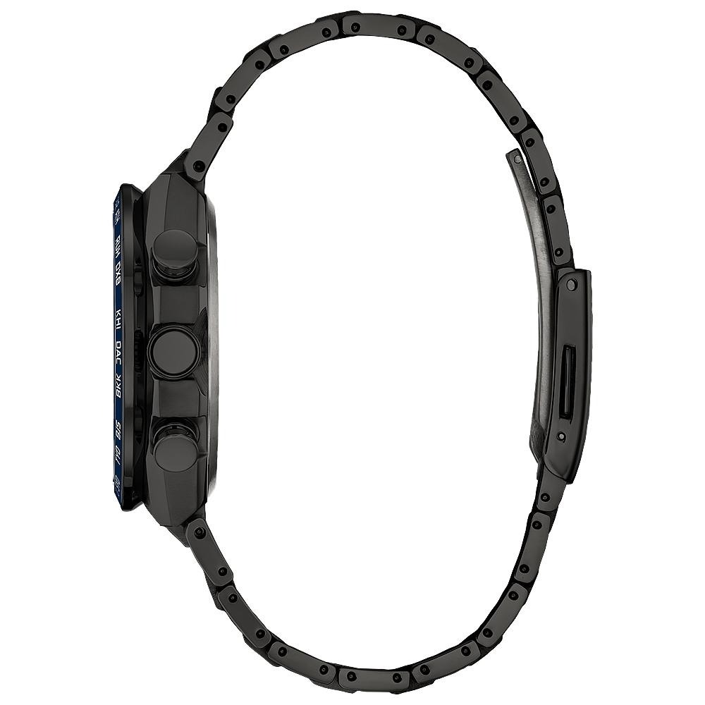 送禮首選★CITIZEN 星辰 超級鈦 萬年曆 光動能電波計時手錶 CB5967-66L 附提袋-細節圖2