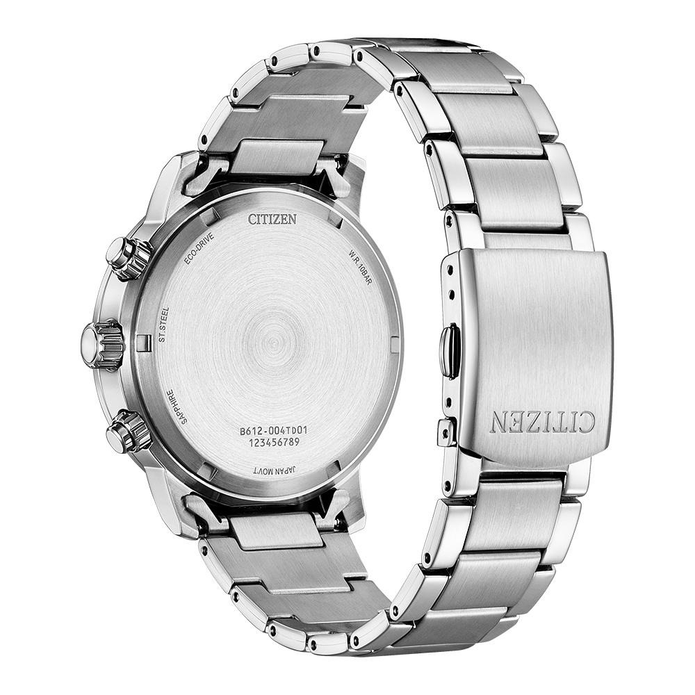 送禮首選★CITIZEN星辰 Chronograph 亞洲限定光動能計時腕錶CA0840-87L 附提袋-細節圖2