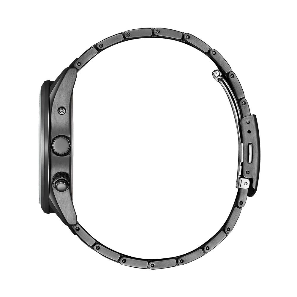 CITIZEN 星辰 GENT＇S 萬年曆 Eco-Drive光動能電波腕錶-男錶(CB0275-83E)43mm 附提-細節圖2