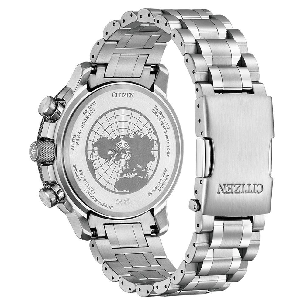 CITIZEN 星辰 PROMASTER 韋禮安配帶光動能電波飛行錶世界時區BY3006-53E-細節圖3