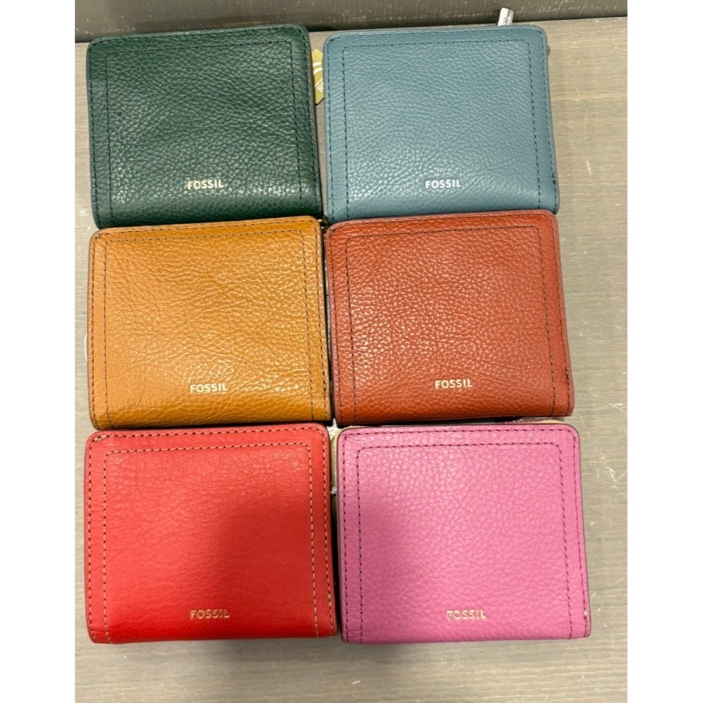 FOSSIL Logan 真皮RFID防盜短夾-焦糖色 SL7829235-細節圖6