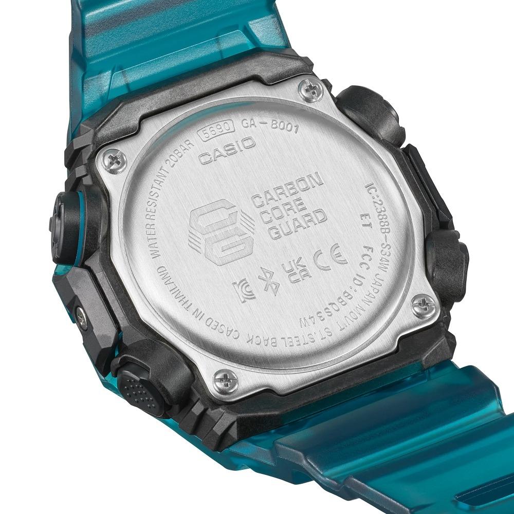 【CASIO 卡西歐】G-SHOCK 藍牙連線 時尚潮流雙顯腕錶(GA-B001G-2A)-細節圖5