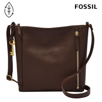 FOSSIL Tara 真皮水桶斜背包-義式咖啡色 ZB7851206