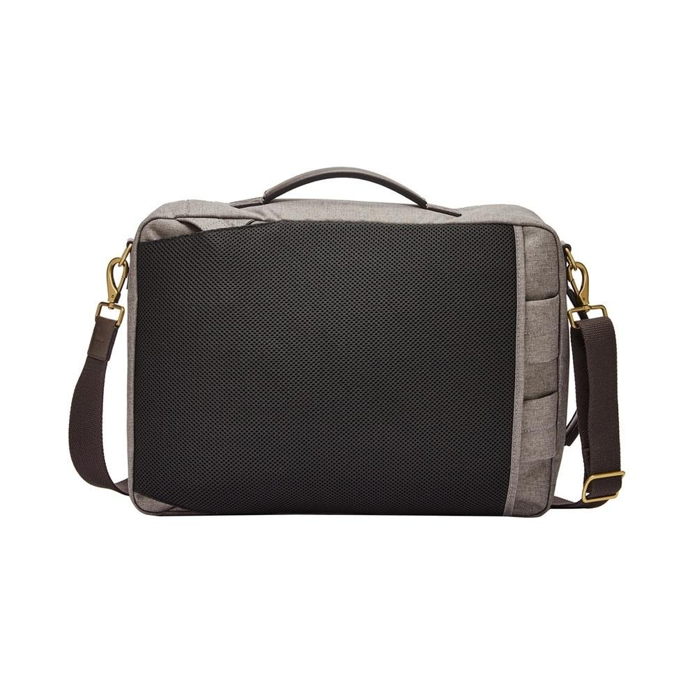 FOSSIL BUCKNER 多功能商務包 (可裝15吋筆電)-灰色 MBG9409064-細節圖3