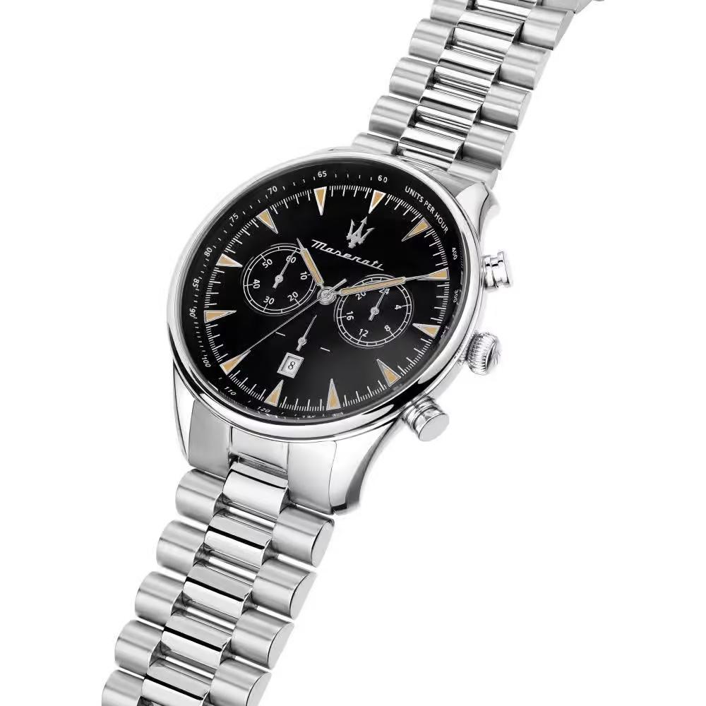 MASERATI 瑪莎拉蒂 經典黑面計時腕錶45mm(R8873646004)-細節圖2