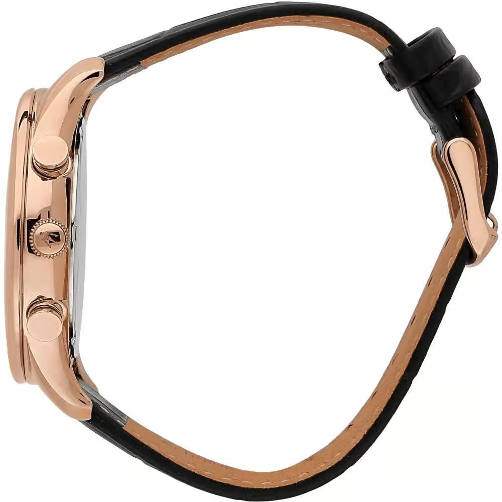 MASERATI 瑪莎拉蒂 黑面玫瑰金計時腕錶45mm(R8871646001)-細節圖3