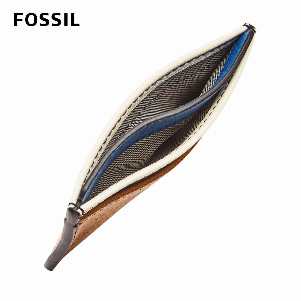 FOSSIL  Willa 扣帶造型手拿中短夾-黑色 SL6334001-細節圖5