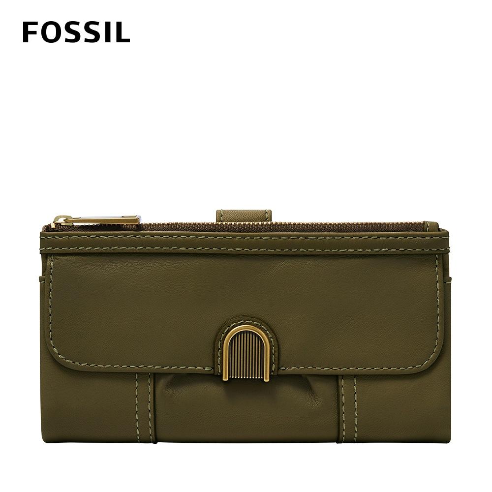 FOSSIL Cora 掀蓋釦式手拿長夾-SL6464376-細節圖4