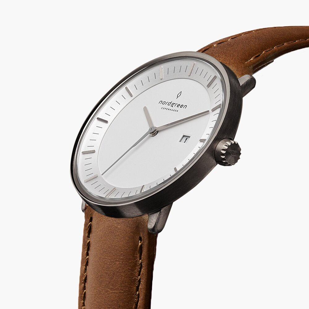 Nordgreen Philosopher哲學家 深空灰系列米蘭帶禮盒組40mm(PH40GMLEBRLBLMGU)附復-細節圖5