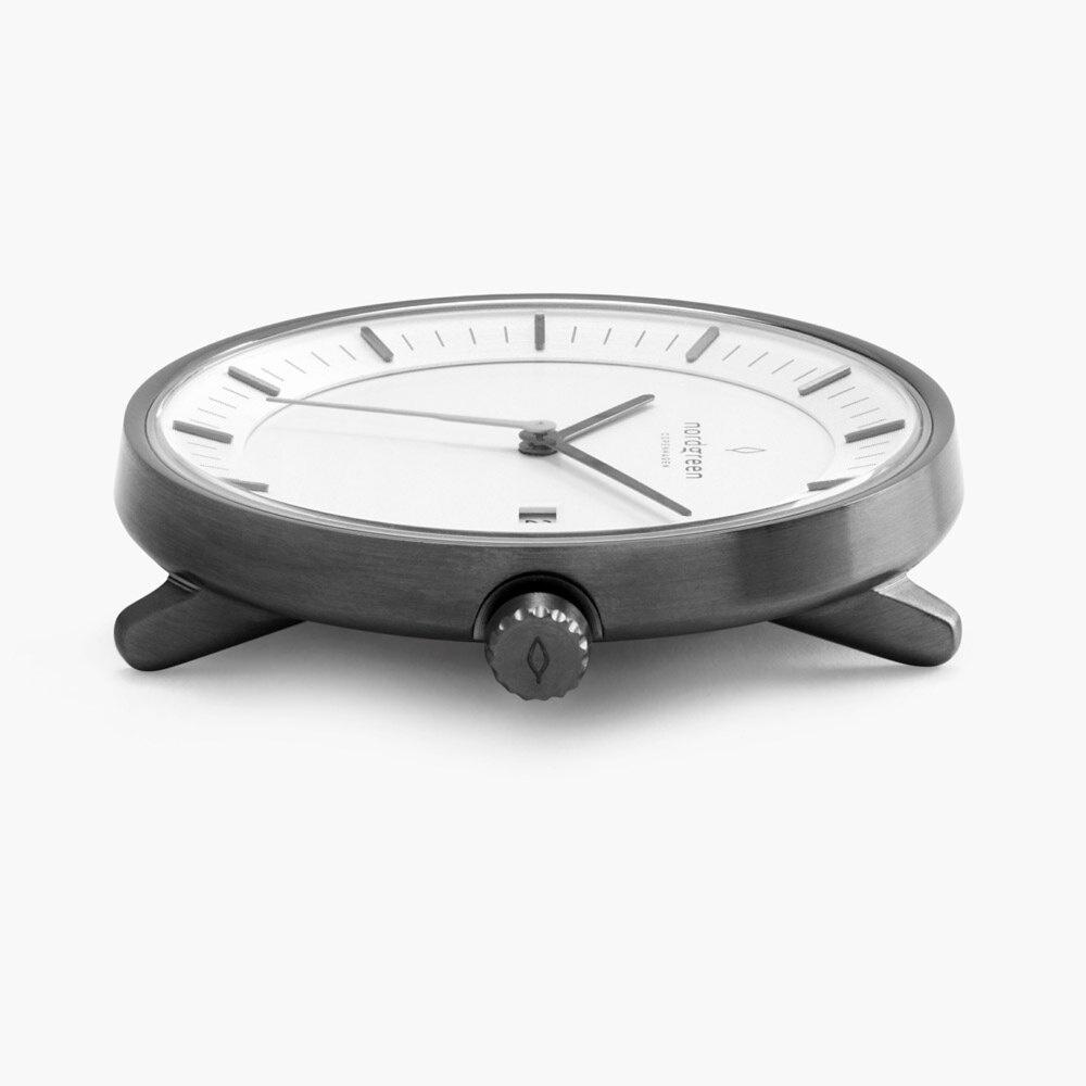 Nordgreen Philosopher哲學家 深空灰系列米蘭帶禮盒組40mm(PH40GMLEBRLBLMGU)附復-細節圖6