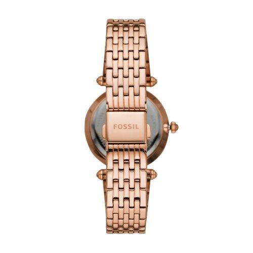 FOSSIL優雅羅馬玫瑰金腕錶ES4711-細節圖2