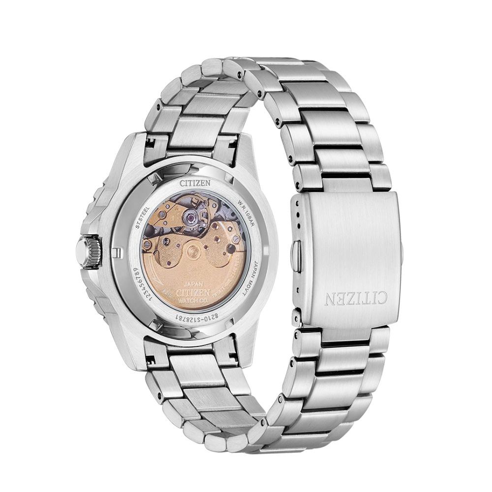 CITIZEN 星辰Mechanical經典白面藍框機械腕錶NJ0171-81A-細節圖4