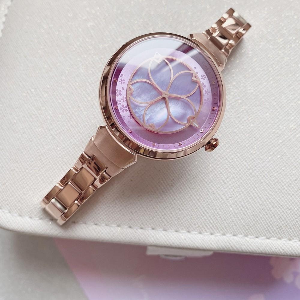 RELAX TIME 綻放系列粉紫櫻腕錶RT-72-6-細節圖4