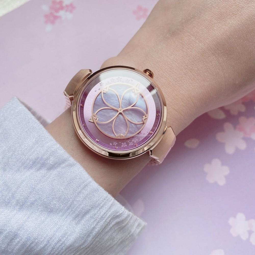 RELAX TIME 綻放系列粉紫櫻腕錶RT-72-6-細節圖5