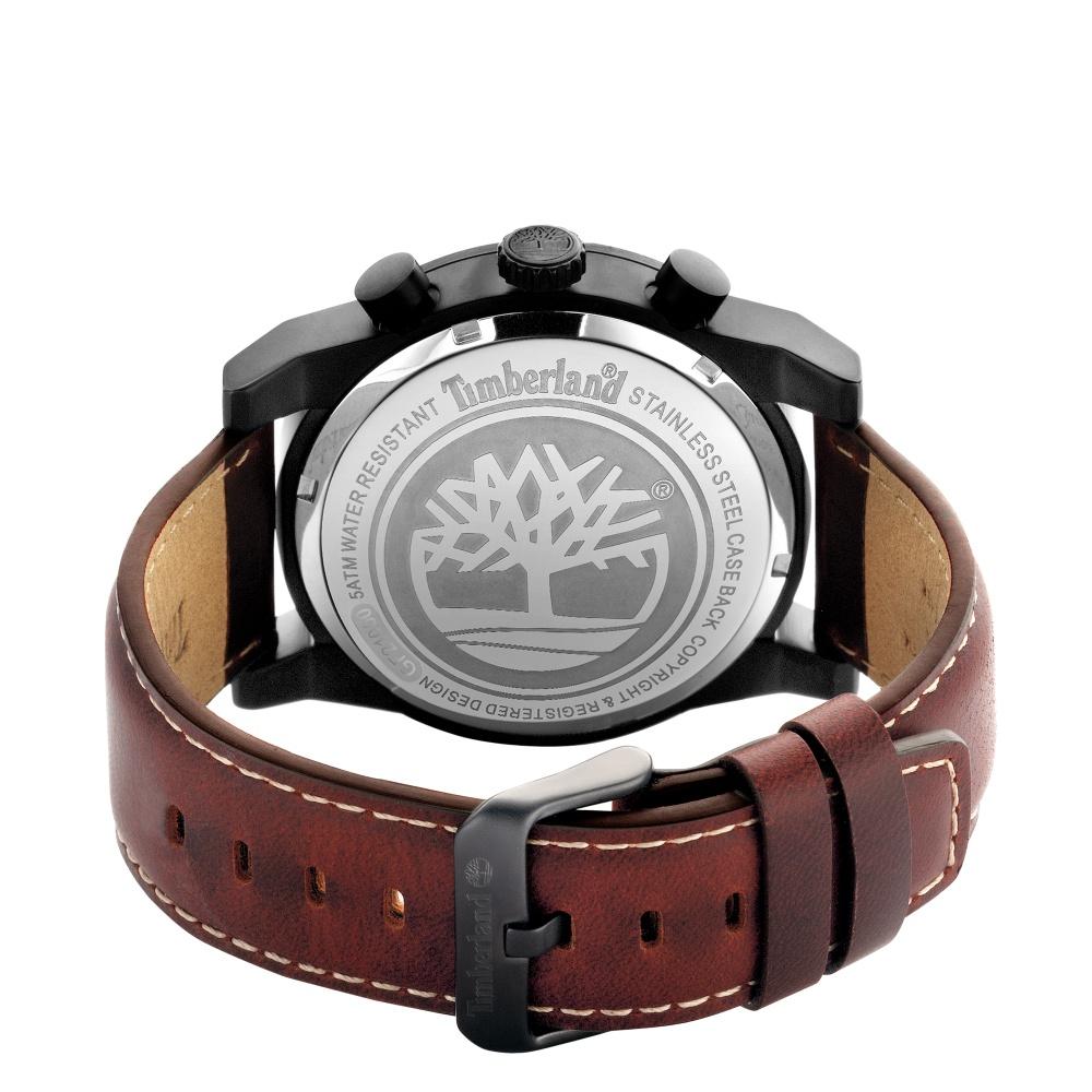 Timberland 美式潮流三眼皮帶腕錶46mm(TDWGF2100001)-細節圖3