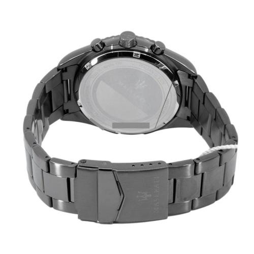 【MASERATI TIME】瑪莎拉蒂 COMPETIZIONE 三眼精鍍槍黑色日期腕錶 R8853100019-細節圖2