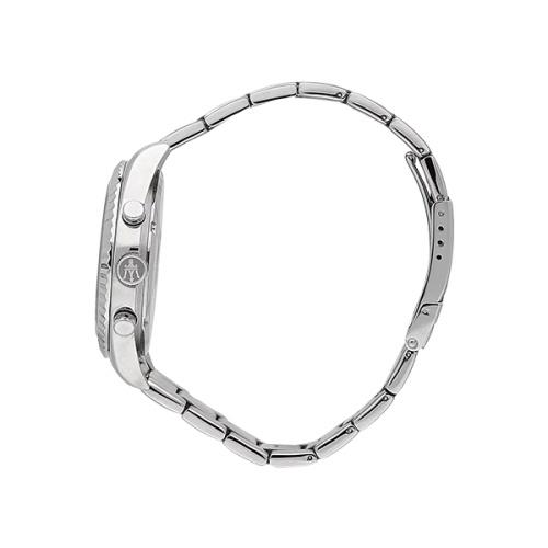 【Maserati 瑪莎拉蒂】COMPETIZIONE獨行輪亮銀藍腕錶/R8853100022-細節圖2