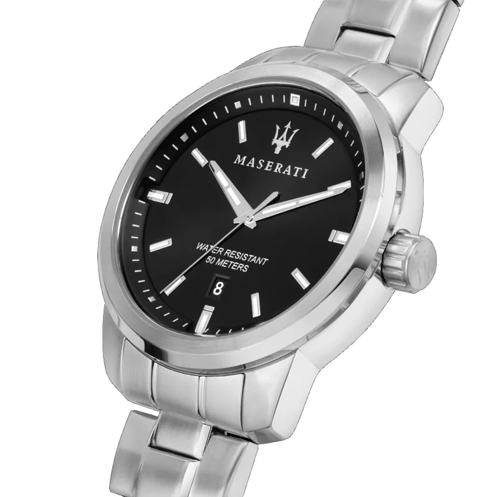 MASERATI 瑪莎拉蒂 SUCCESSO經典三眼腕錶44mm(R8853121006)-細節圖7