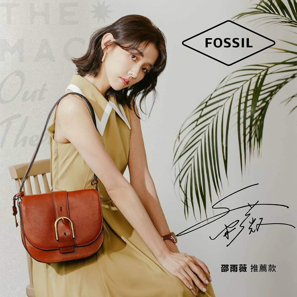 FOSSIL Quinn 直式三折多功能皮夾-黑色 ML3645001-細節圖3