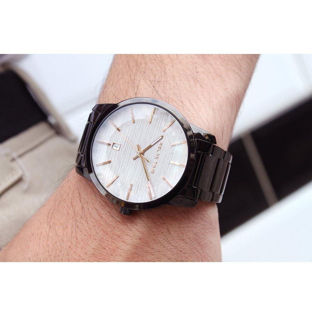 RELAX TIME Water wave文青水波系列腕錶43mm(RT-86-5M)-細節圖3