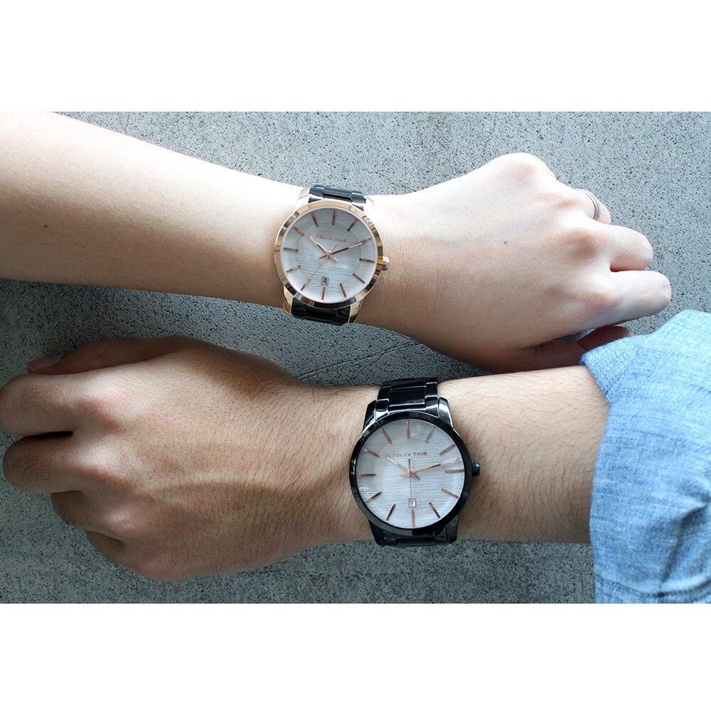RELAX TIME Water wave文青水波系列腕錶43mm(RT-86-5M)-細節圖5