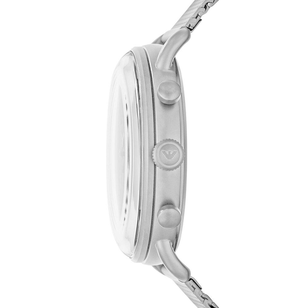 EMPORIO ARMANI經典米蘭帶三眼腕錶43mm(AR11288)-細節圖3