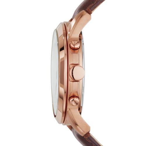 FOSSIL經典羅馬三眼計時腕錶FS4991IE-細節圖3