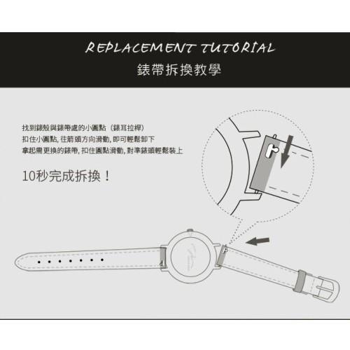 【J&V】極簡系列低調玫瑰金(Y01646-Q3.PPWLB)-黑色40mm-細節圖3