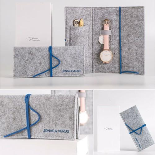 【J&V】極簡系列低調玫瑰金(Y01646-Q3.PPWLB)-黑色40mm-細節圖4