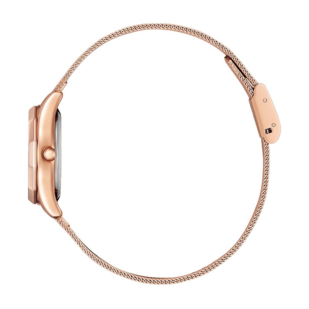 CITIZEN 星辰 Wicca 少女系列太陽能優雅米蘭帶淑女腕錶-玫瑰金 KH3-568-15 手錶-細節圖3